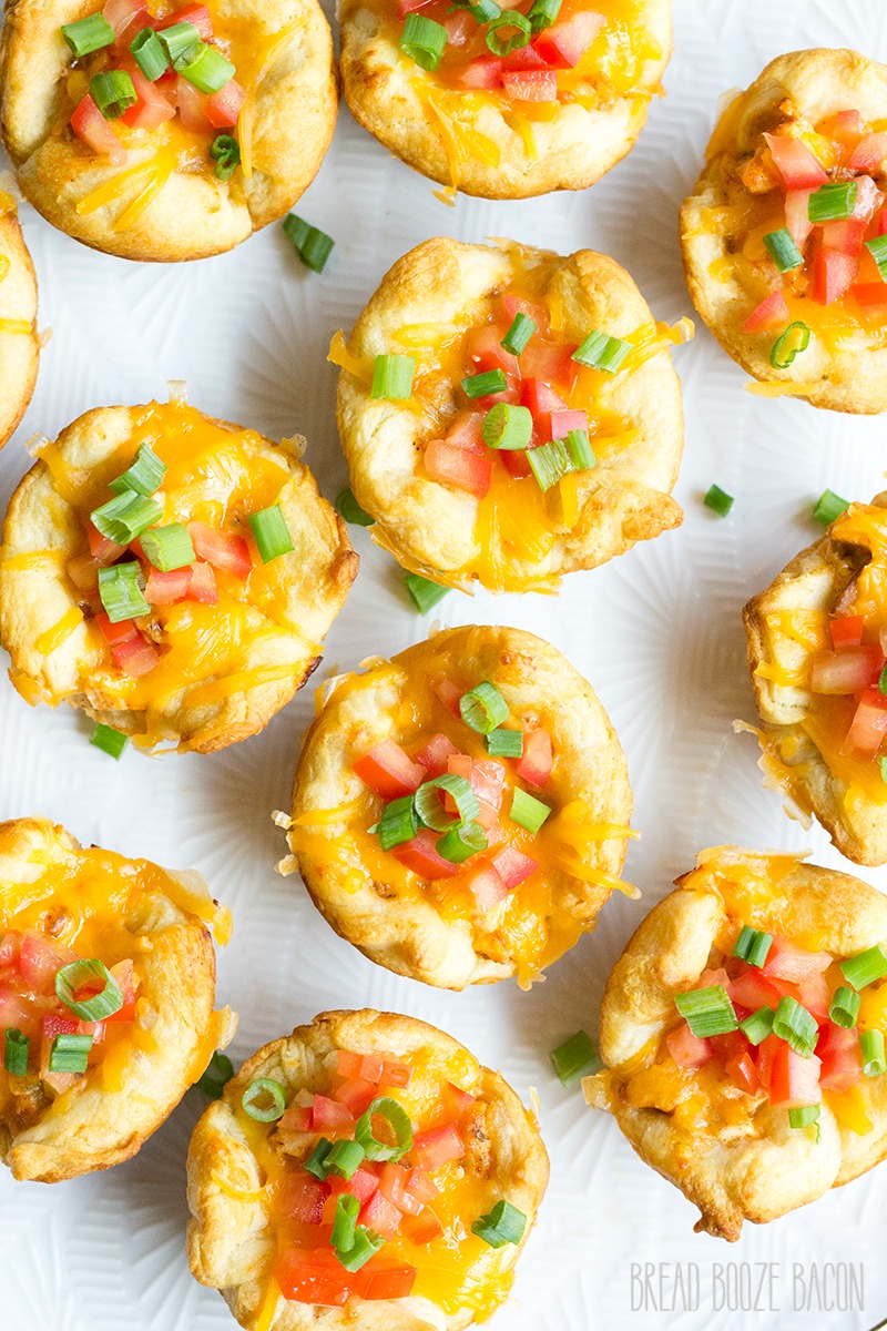 Chicken Taco Cups are an easy to make appetizer that disappears as fast as you can make them!