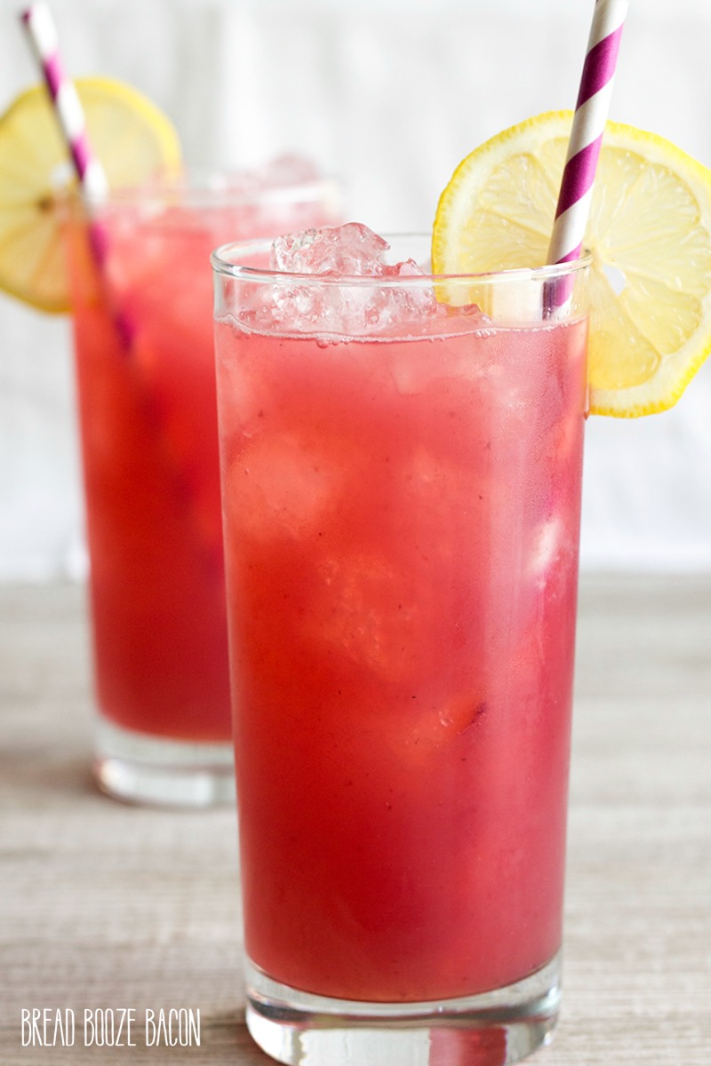 This Blackberry Lemonade Recipe is a refreshing drink that's sure to cool you down on a hot day! Add some vodka and you'll have a yummy party punch!