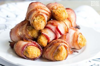 One bite of these Crab and Bacon Rolls and you'll be hooked! This easy party appetizer is like a crab cake wrapped in bacon and everyone loves it!