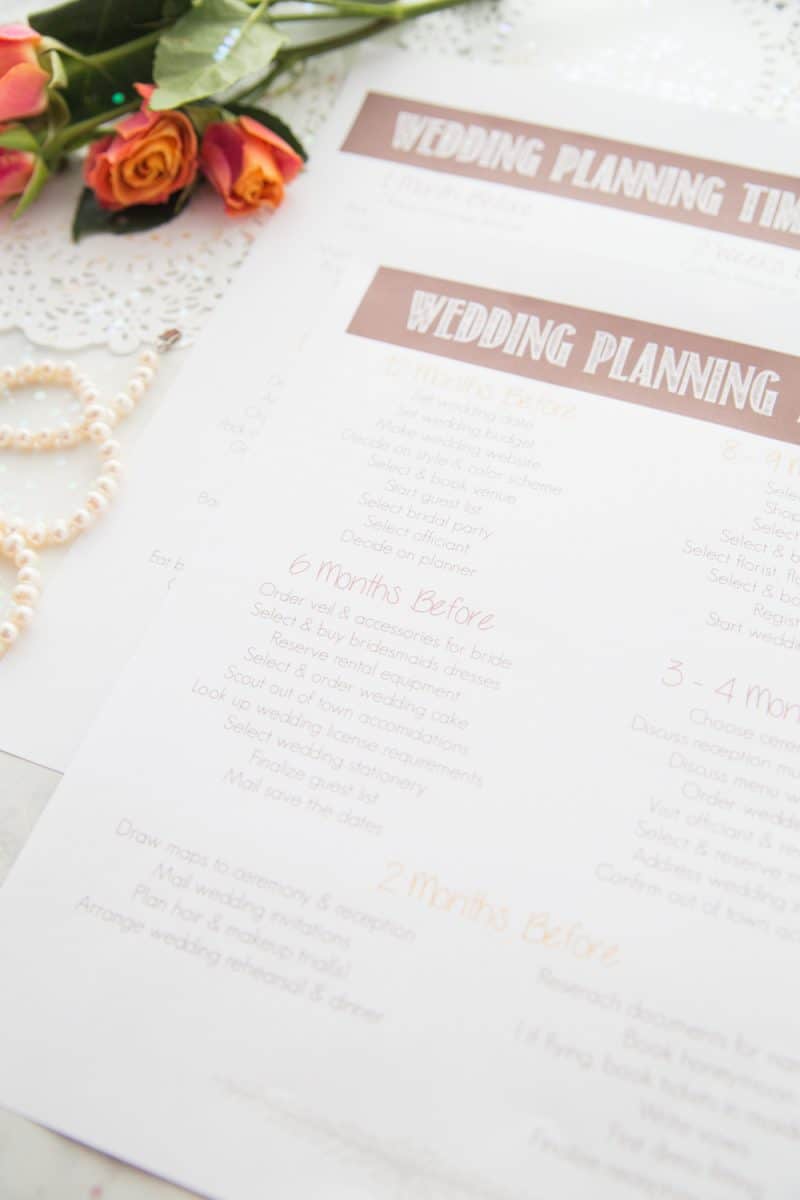 It doesn't matter if you're going super traditional or having an offbeat wedding, this 30 Page Wedding Planning Printable Set will help you remember the little things and get you through this process with a lot less stress!