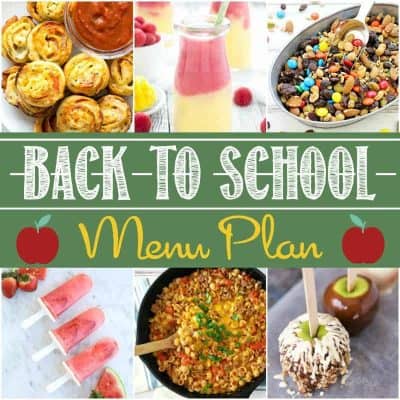 Get ready for the best year at school ever with these fun Back to School Party Menu Plan recipes! Each one is a guaranteed hit with the kids and a fun way to celebrate a new grade!