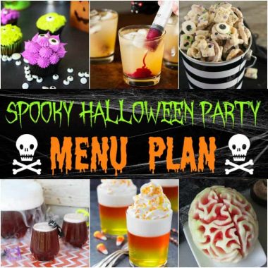 Get ready to have the best party on the block with this fun and easy Spooky Halloween Party Menu Plan!
