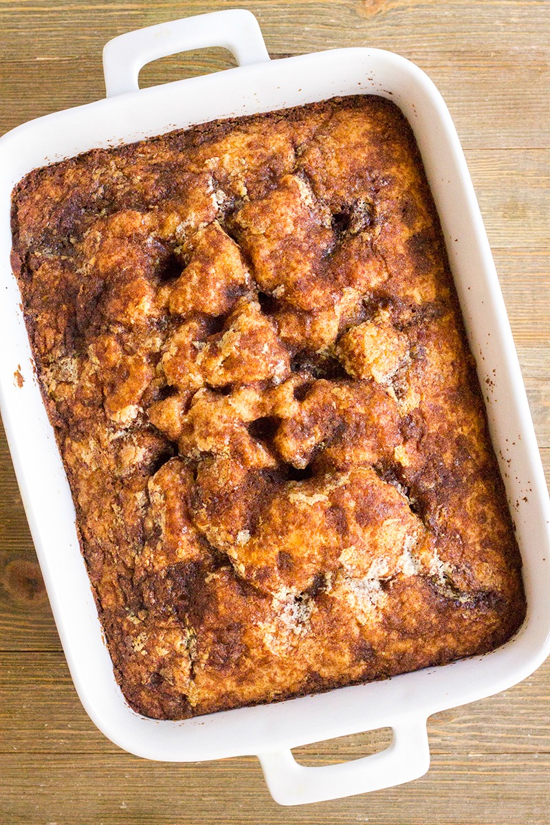 My Dad's Brown Sugar & Cinnamon Coffee Cake recipe is the best breakfast treat! It's easy to make, tastes amazing, and perfect for when you have company in town!