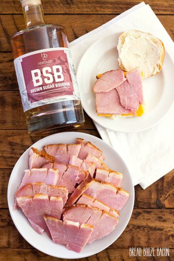 This easy Brown Sugar Bourbon Ham is the best way to celebrate with your family! This ham is full of flavor and just as good from the fridge as it is right out of the oven!