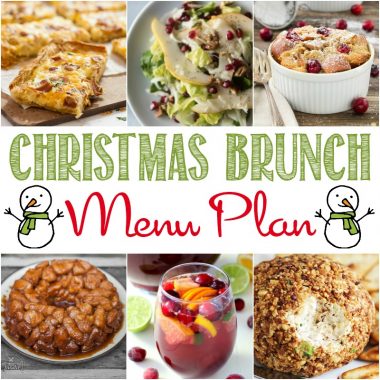 Welcome your holiday guests with a delicious Christmas Brunch Menu Plan! These are a delicious and comforting way to start Christmas with the family!