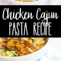 Creamy Chicken Cajun Pasta Recipe is a 30-minute meal with a kick! This easy pasta recipe is great for busy weeknights and has layers of flavor you'll love!