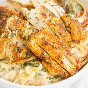 Creamy Chicken Cajun Pasta Recipe is a 30-minute meal with a kick! This easy pasta recipe is great for busy weeknights and has layers of flavor you'll love!