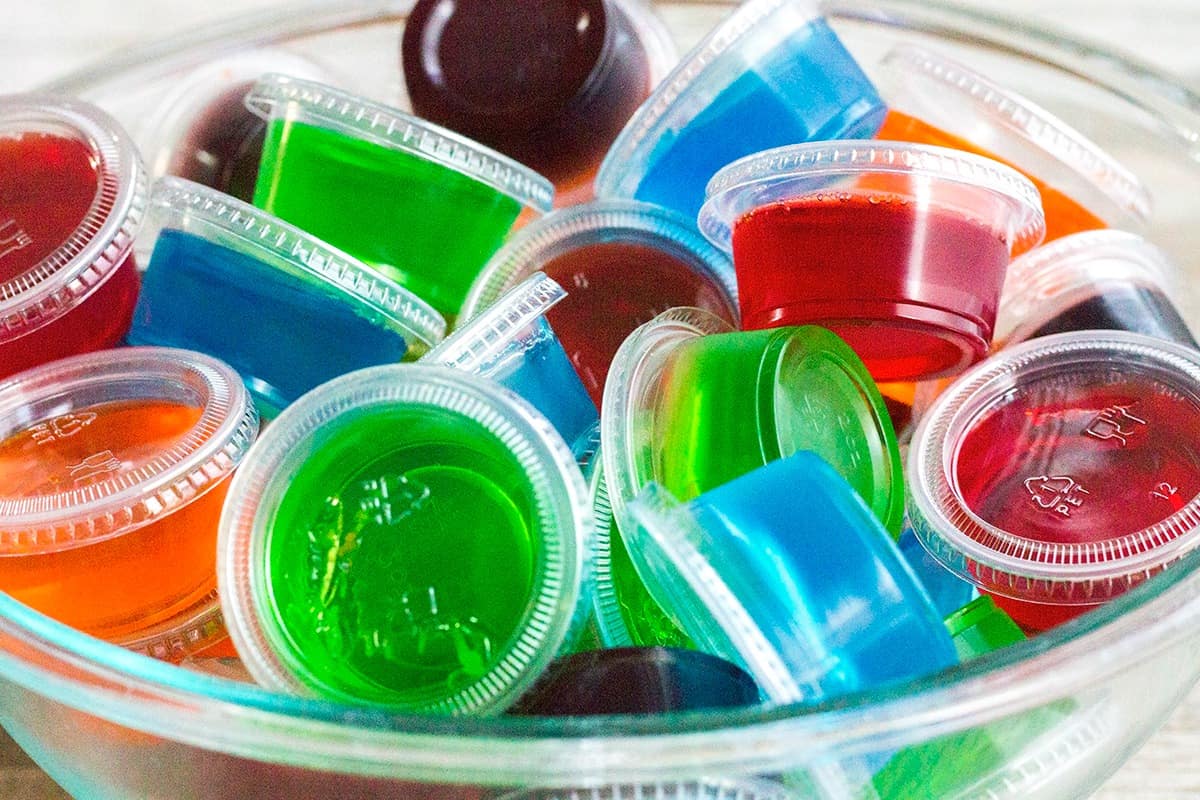Ingredients of Jell-O Shots
