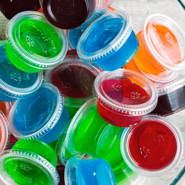 Vodka Jello Shots are a classic party cocktail that's easy to whip up and can be made in any flavor of Jello you love! Be sure to make a bunch, they go fast!