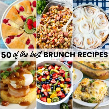 Sleep in and grab your favorite cocktail! Your morning is about to be amazing with 50 of the Best Brunch Recipes for a lazy weekend meal that'll leave you happy and satisfied!