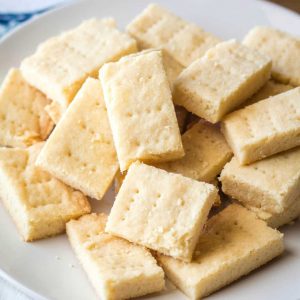 Scottish Shortbread Cookies are melt in your mouth good! Buttery and delicious, these simple cookies are the talk of my cookie plate!