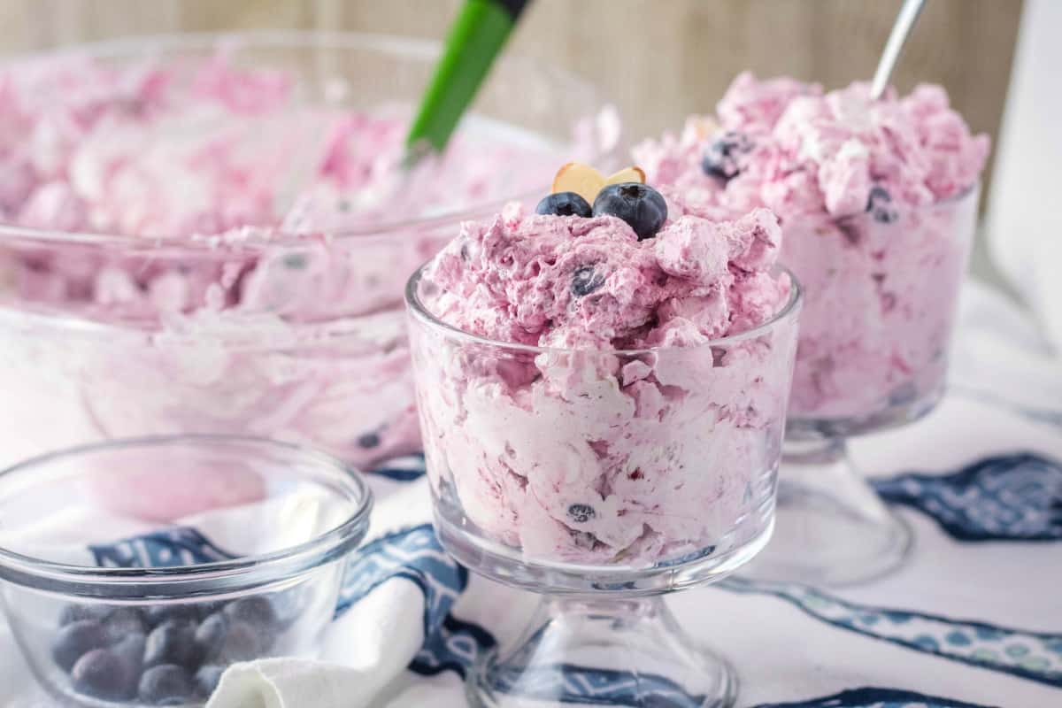 Blueberry Fluff Bread Booze Bacon