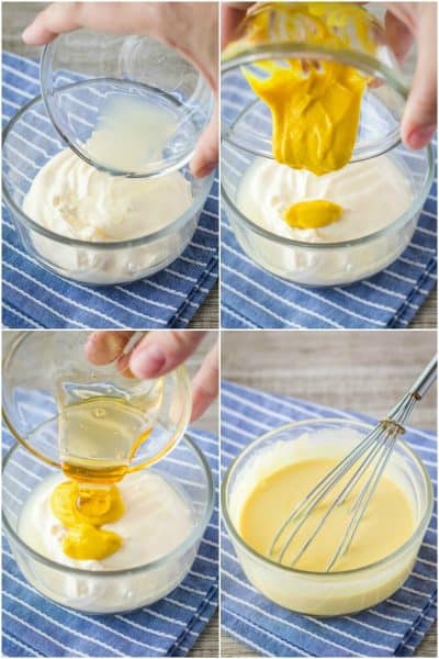 steps to make honey mustard dressing