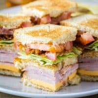 When it comes to lunch, nothing beats a Club Sandwich! This classic combination of meats, cheese, & veggies piled high on bread is a sandwich lover's dream!