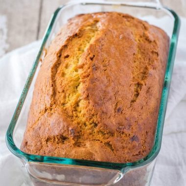 I tried for years to perfect my banana bread recipe and this is it! Pure comfort food my family devours and asks for again and again!