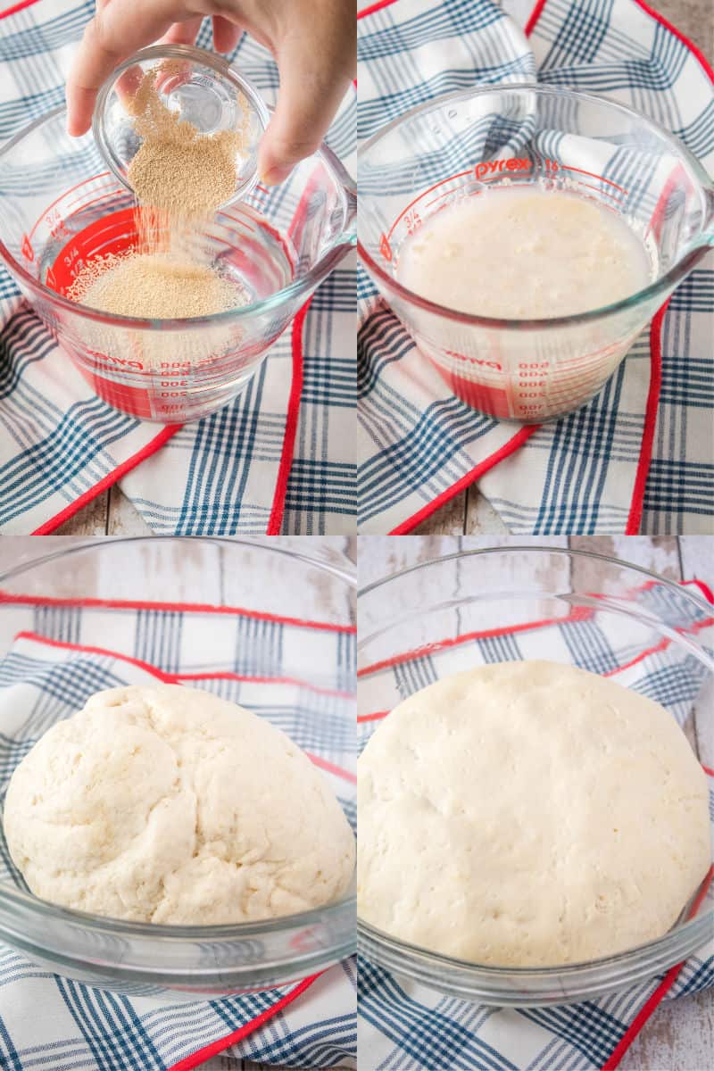 steps to make homemade pizza dough