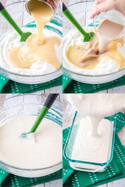 steps to make baileys ice cream