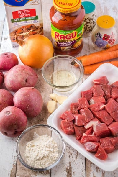 ingredients for tomato beef stew