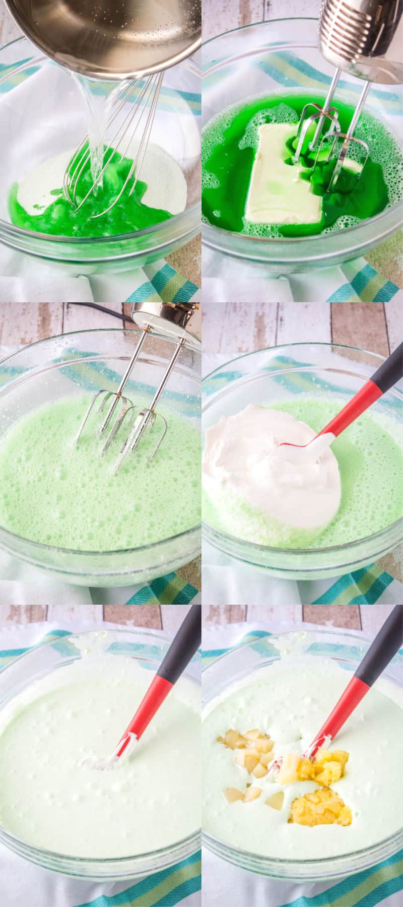 steps to make lime jello salad