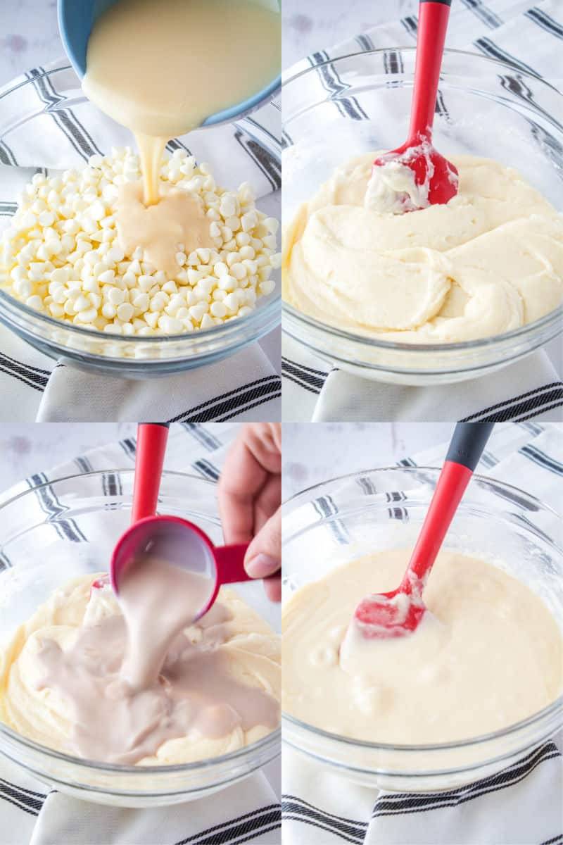 steps to make irish cream fudge