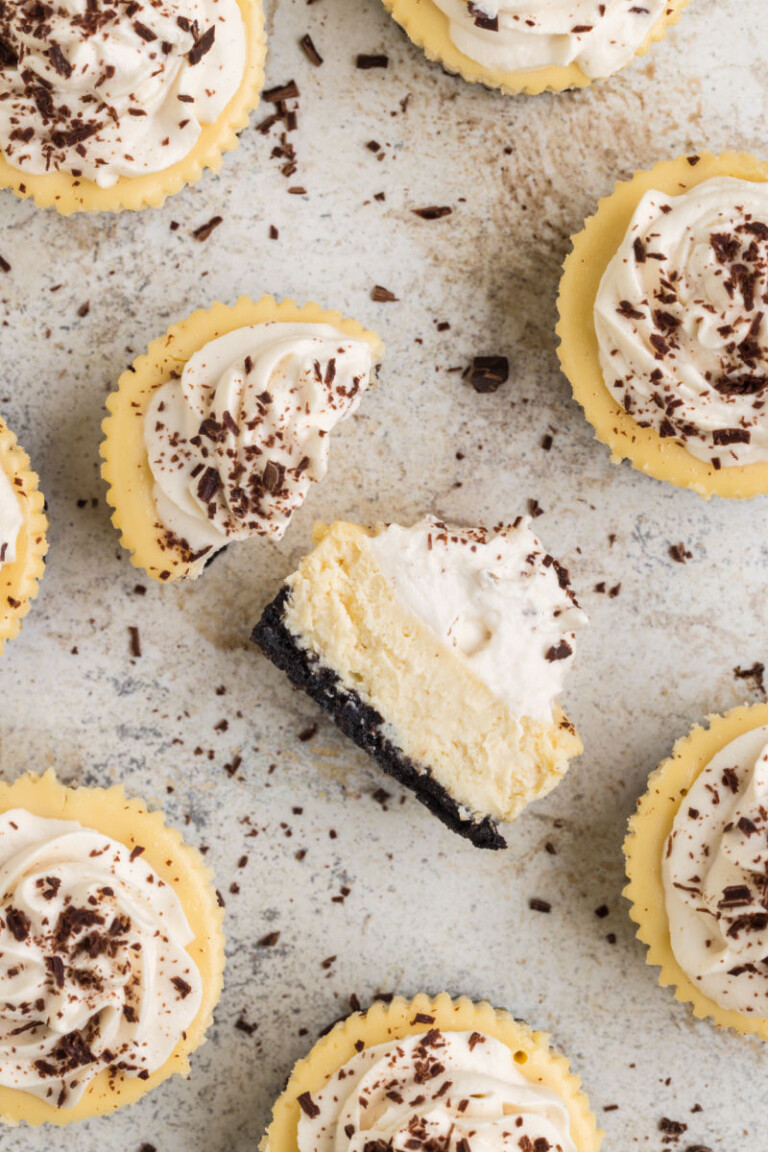 Mini Baileys Cheesecakes